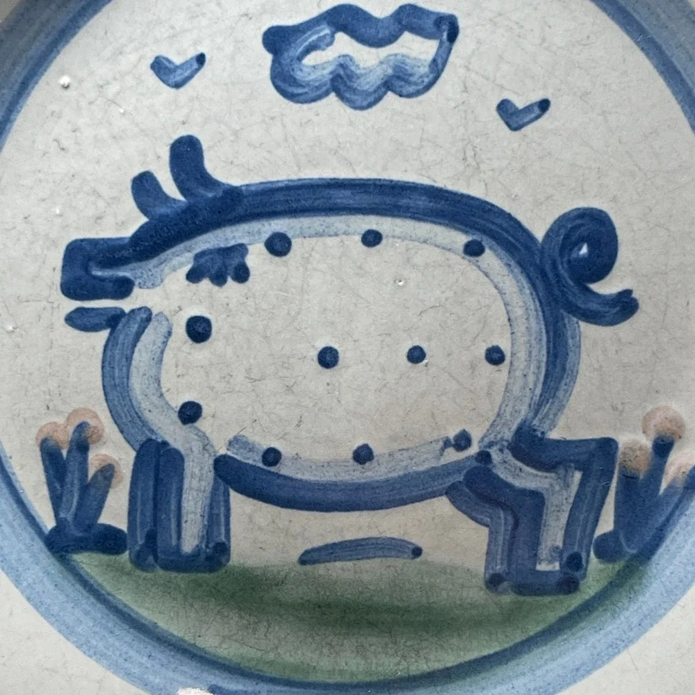 Mary Alice, M.A. Hadley Pottery Hand Painted 9